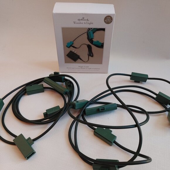 Hallmark Wonder & Light Magic 2 Expansion Cords plus box No power cable - Picture 1 of 4